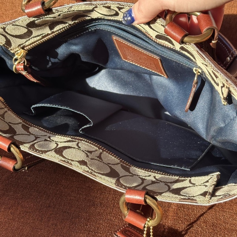 Coach Multicolor Patchwork Tote Bag - image 5